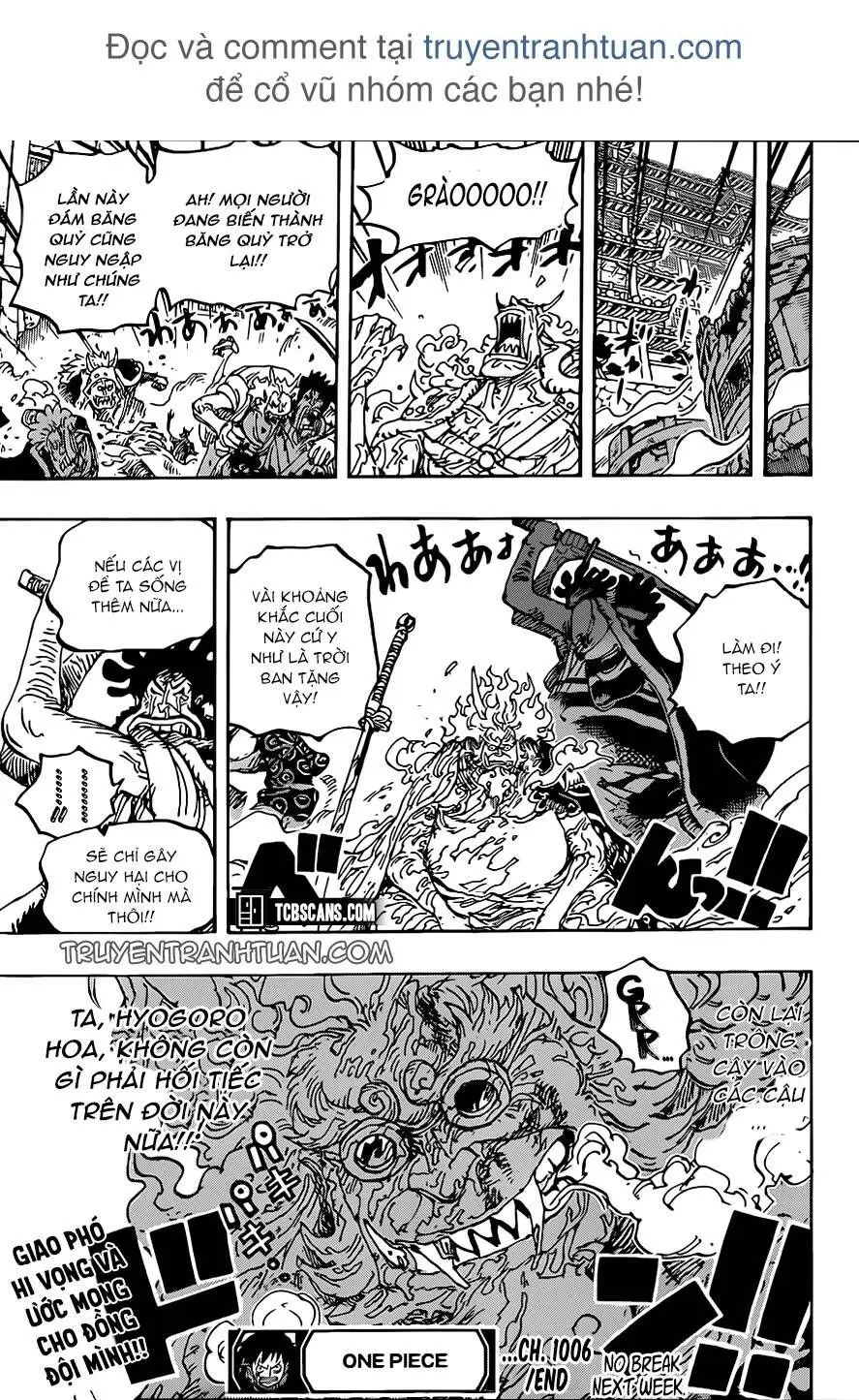 One Piece Chương 1006 – trang 18