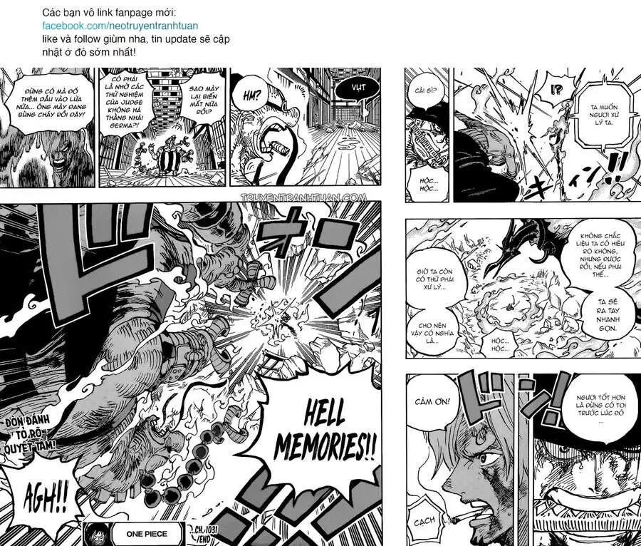 One Piece Chương 1031 – trang 17