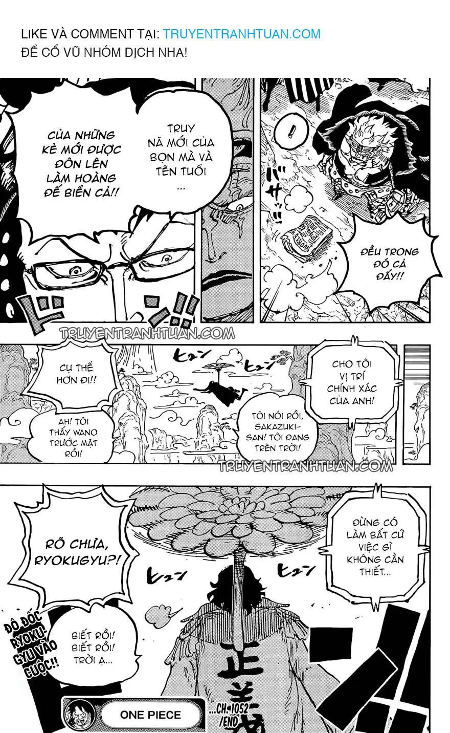 One Piece Chương 1052 – trang 15
