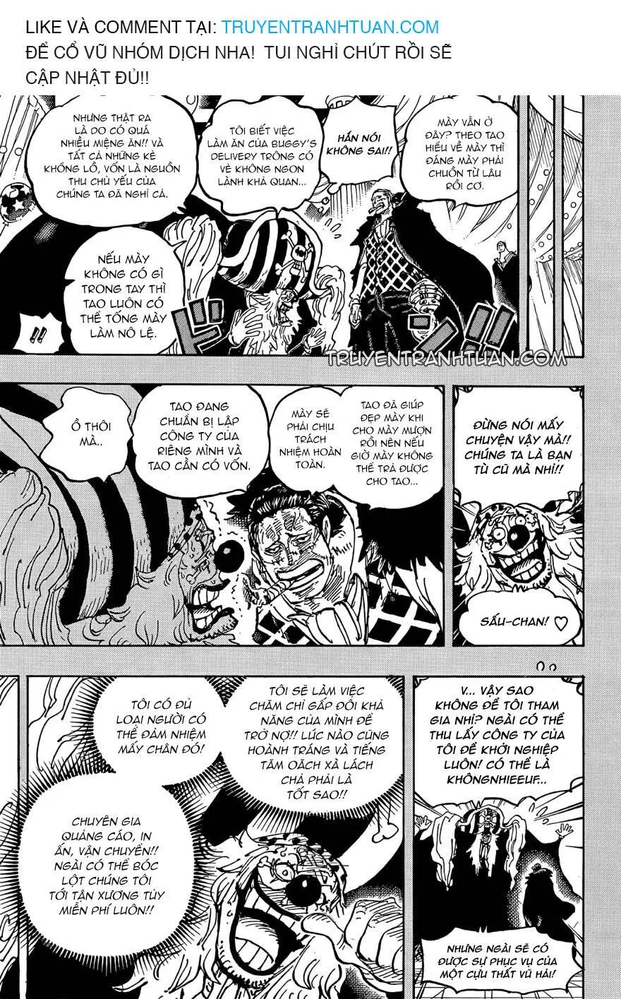 One Piece Chương 1058 – trang 10