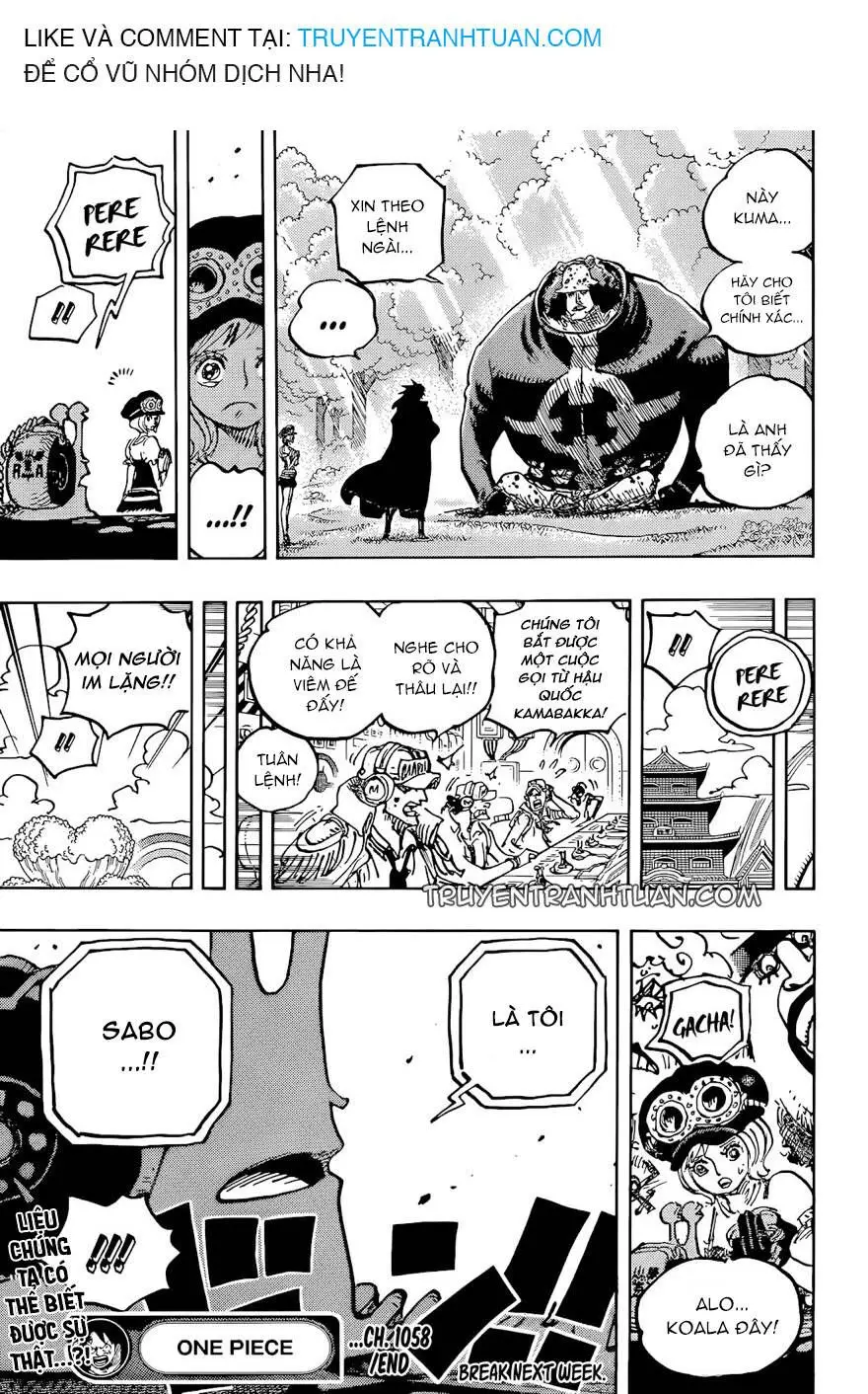 One Piece Chương 1058 – trang 16