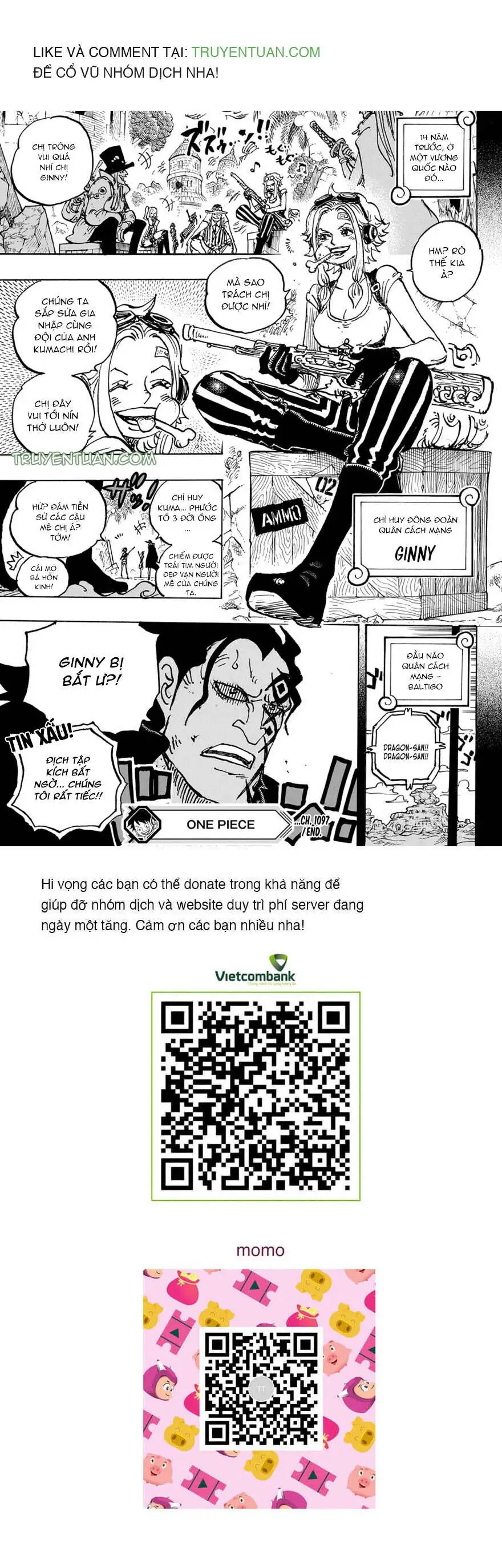 One Piece Chương 1097 – trang 14