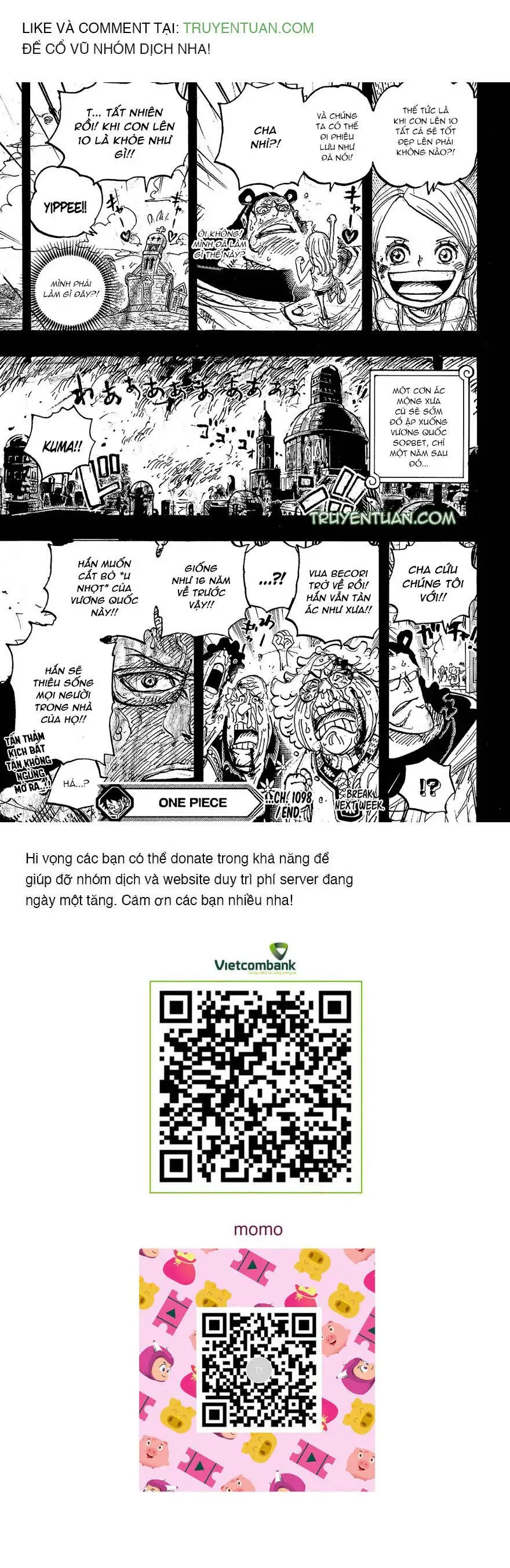One Piece Chương 1098 – trang 16
