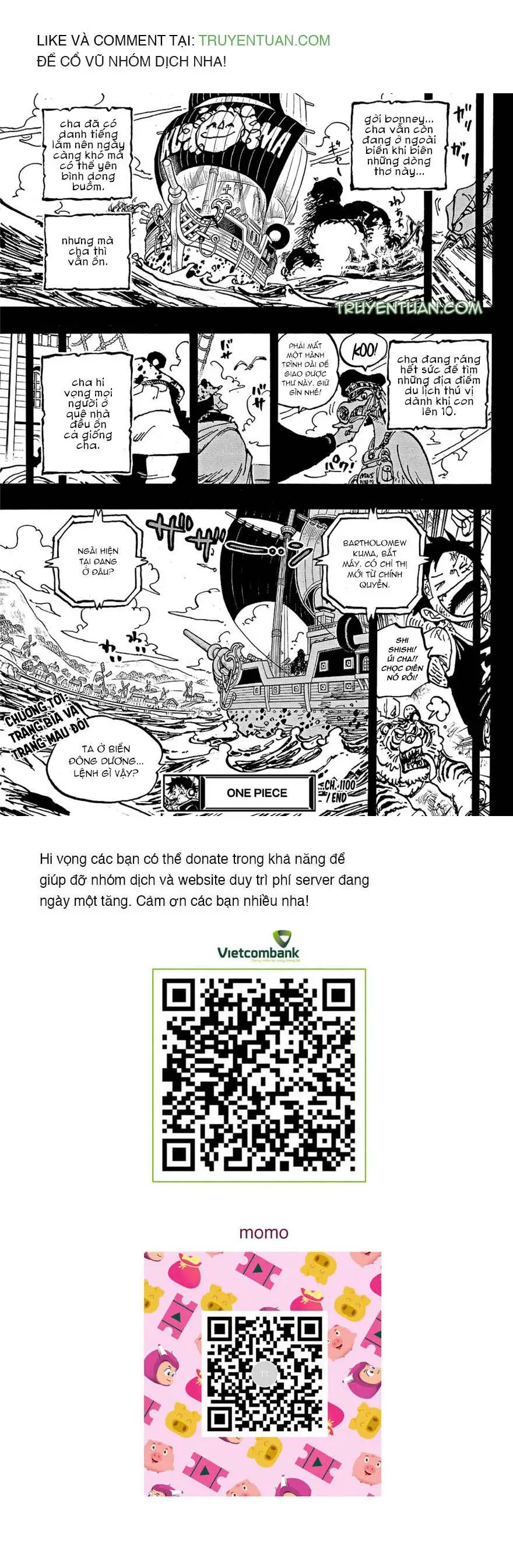 One Piece Chương 1100 – trang 18