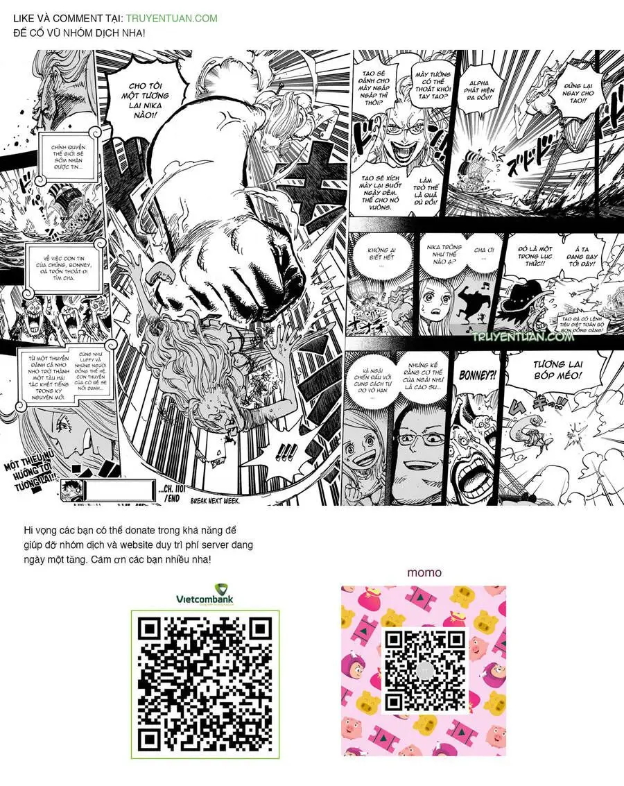One Piece Chương 1101 – trang 17
