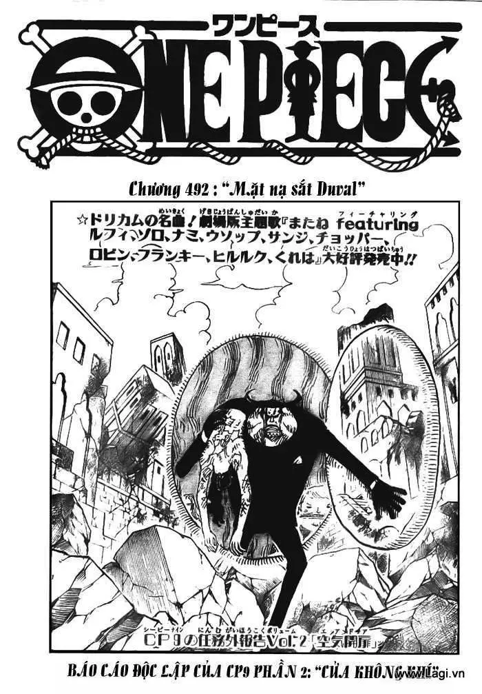 One Piece Chương 492 – trang 1