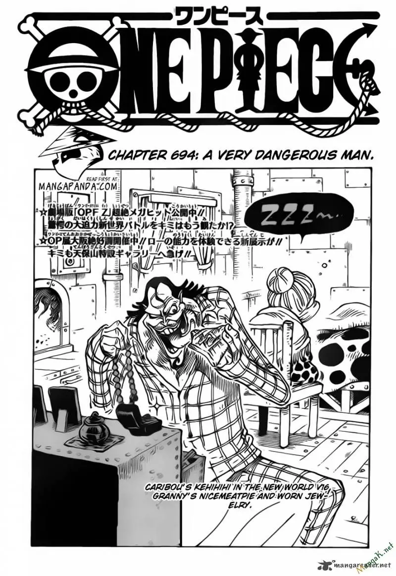 One Piece Chương 694 – trang 1