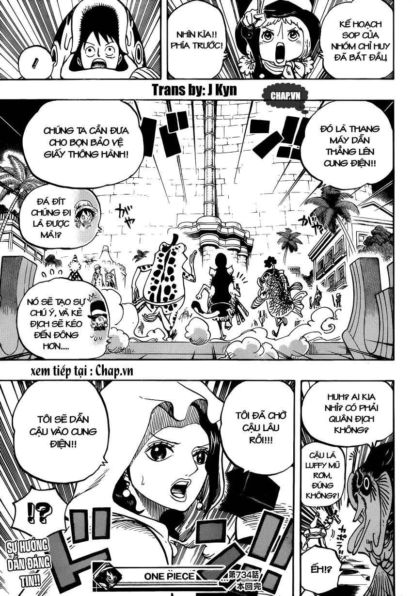 One Piece Chương 734 – trang 18