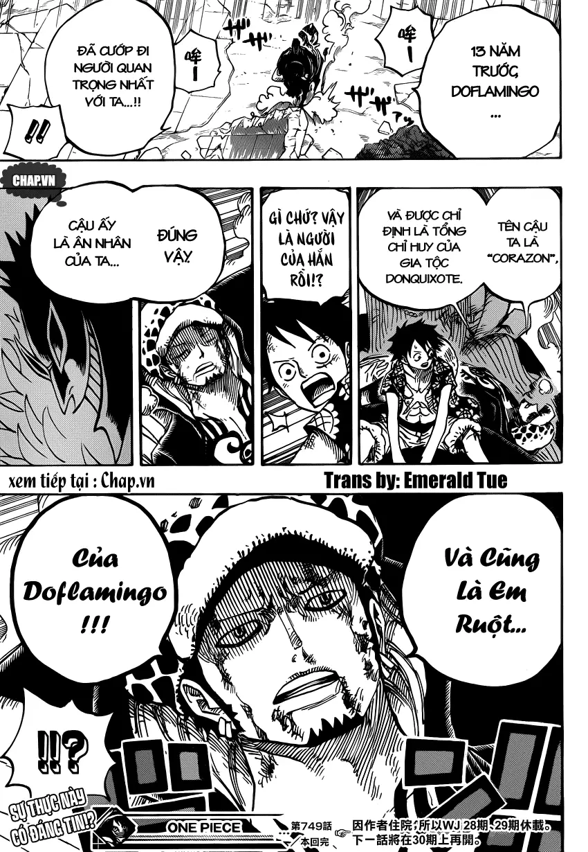 One Piece Chương 749 – trang 14