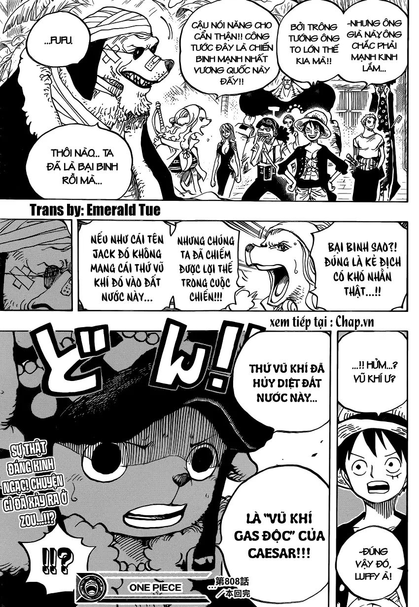 One Piece Chương 808 – trang 16