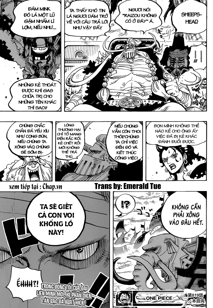 One Piece Chương 819 – trang 17