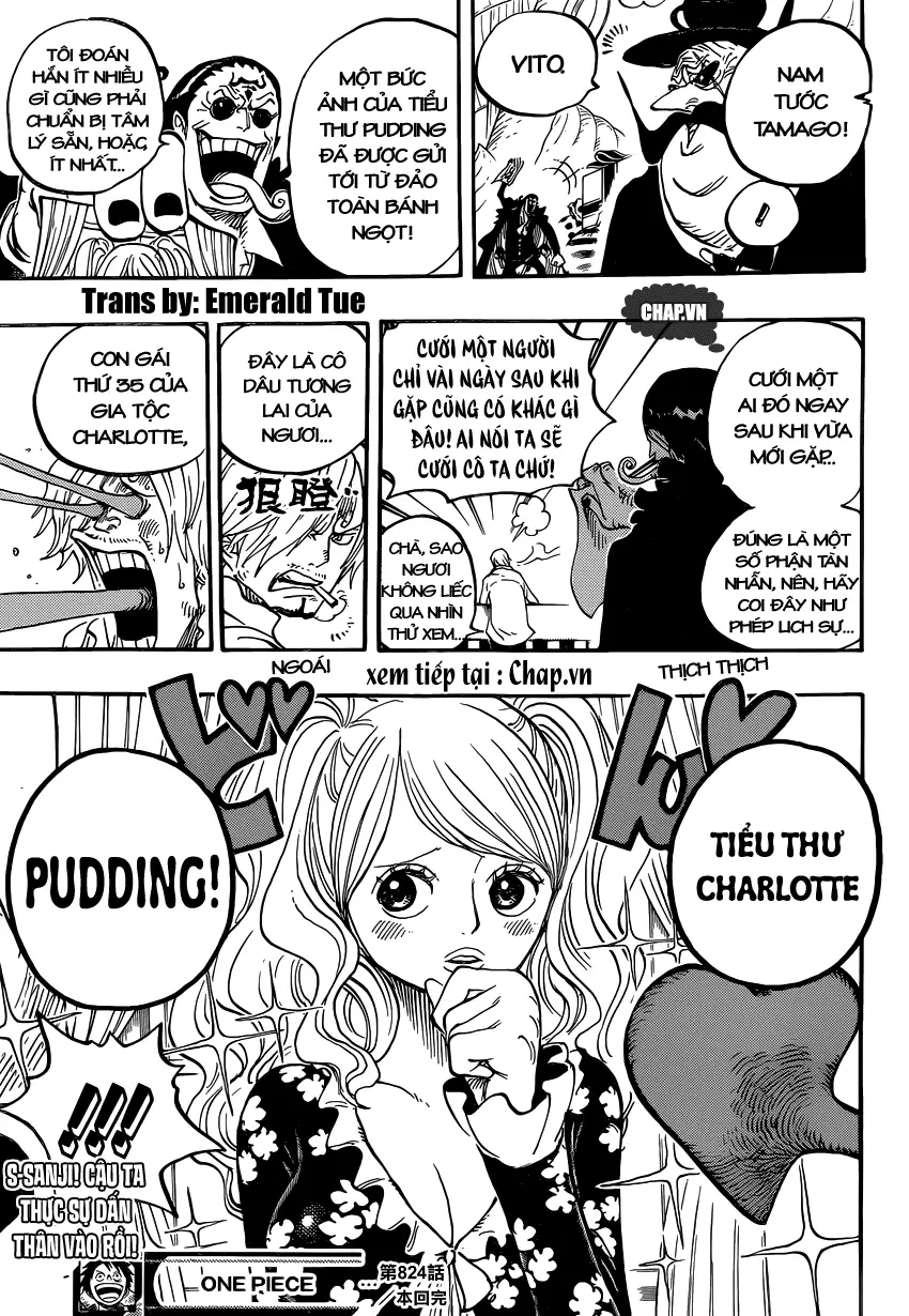One Piece Chương 824 – trang 17