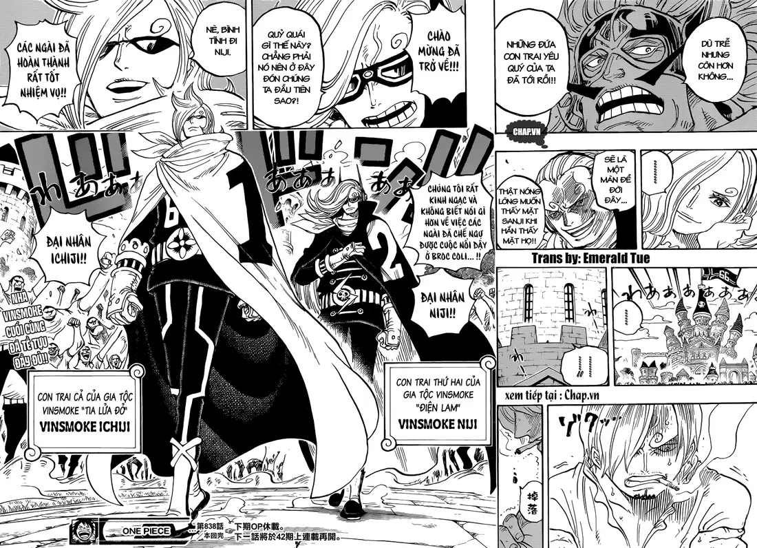 One Piece Chương 838 – trang 14
