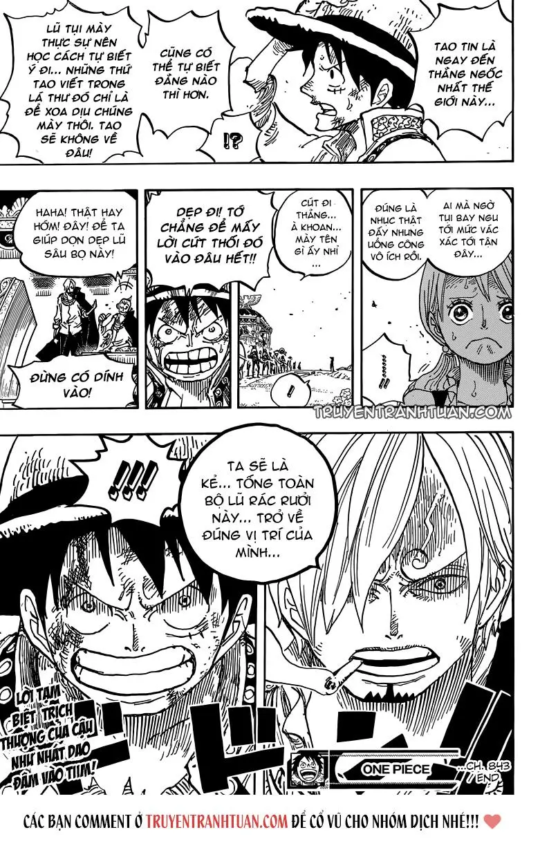 One Piece Chương 843 – trang 20