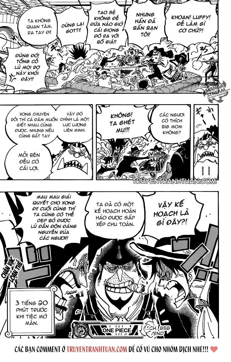 One Piece Chương 858 – trang 17