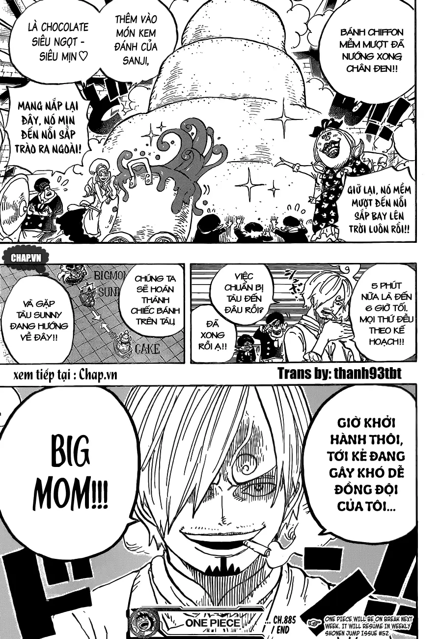 One Piece Chương 885 – trang 15