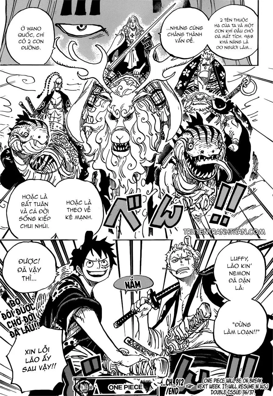 One Piece Chương 912 – trang 18