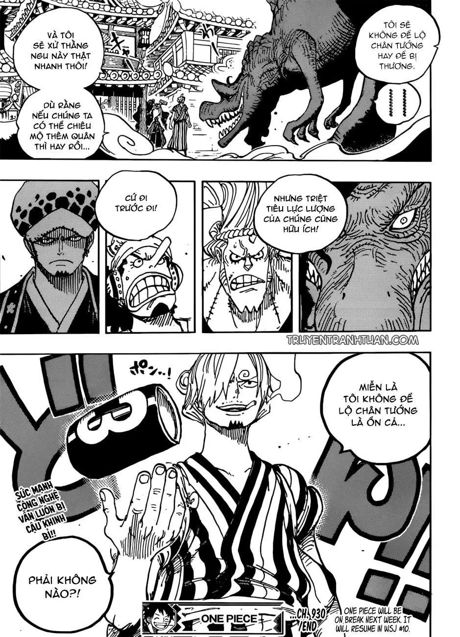One Piece Chương 930 – trang 15