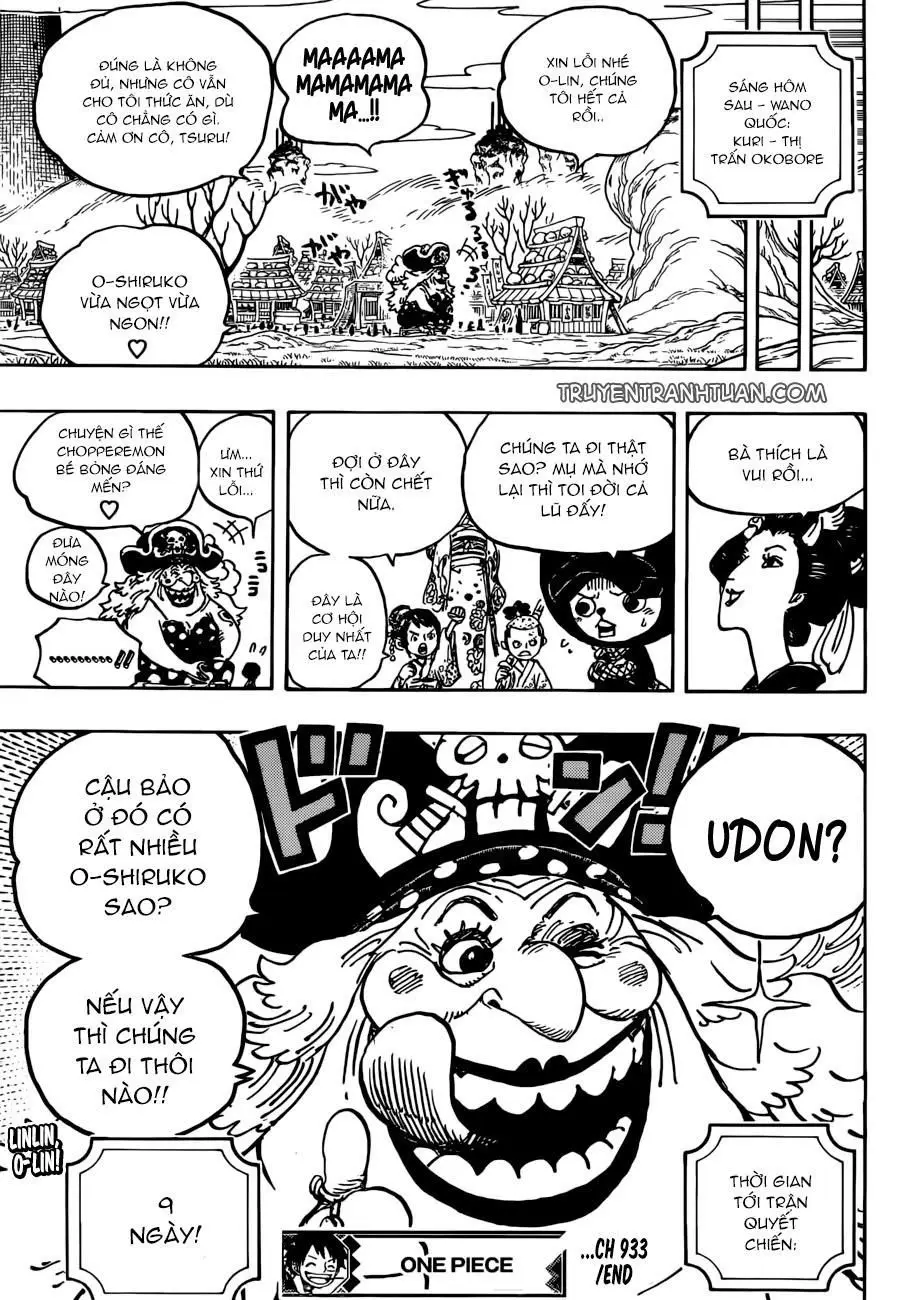 One Piece Chương 933 – trang 17