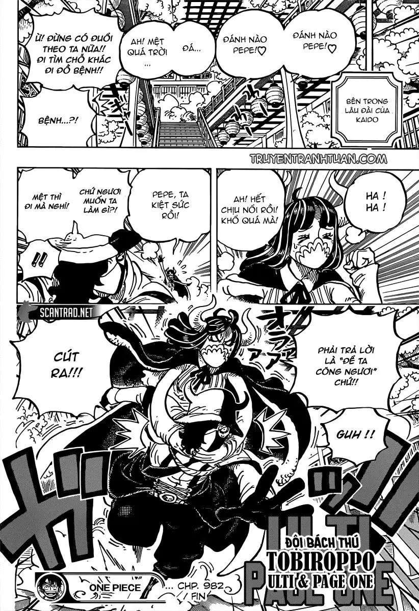 One Piece Chương 982 – trang 16