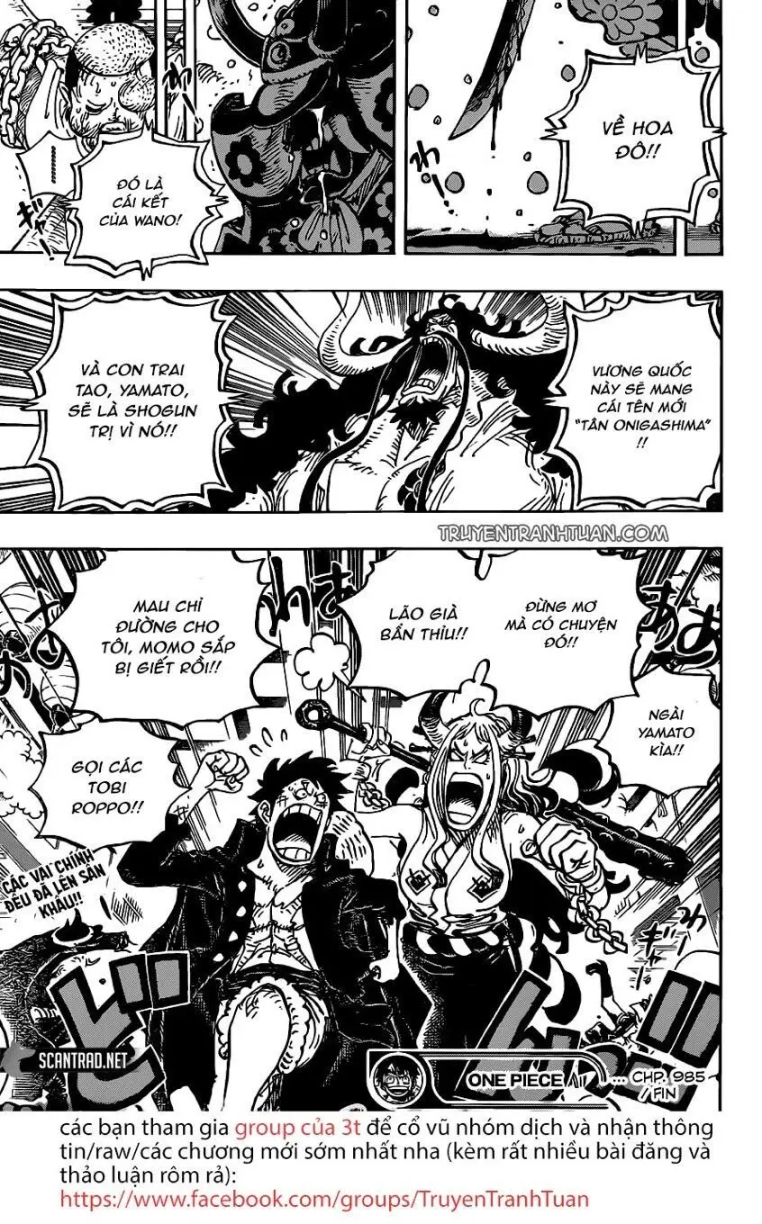 One Piece Chương 985 – trang 17